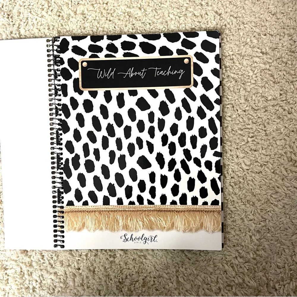 Animal Print Teacher Planner